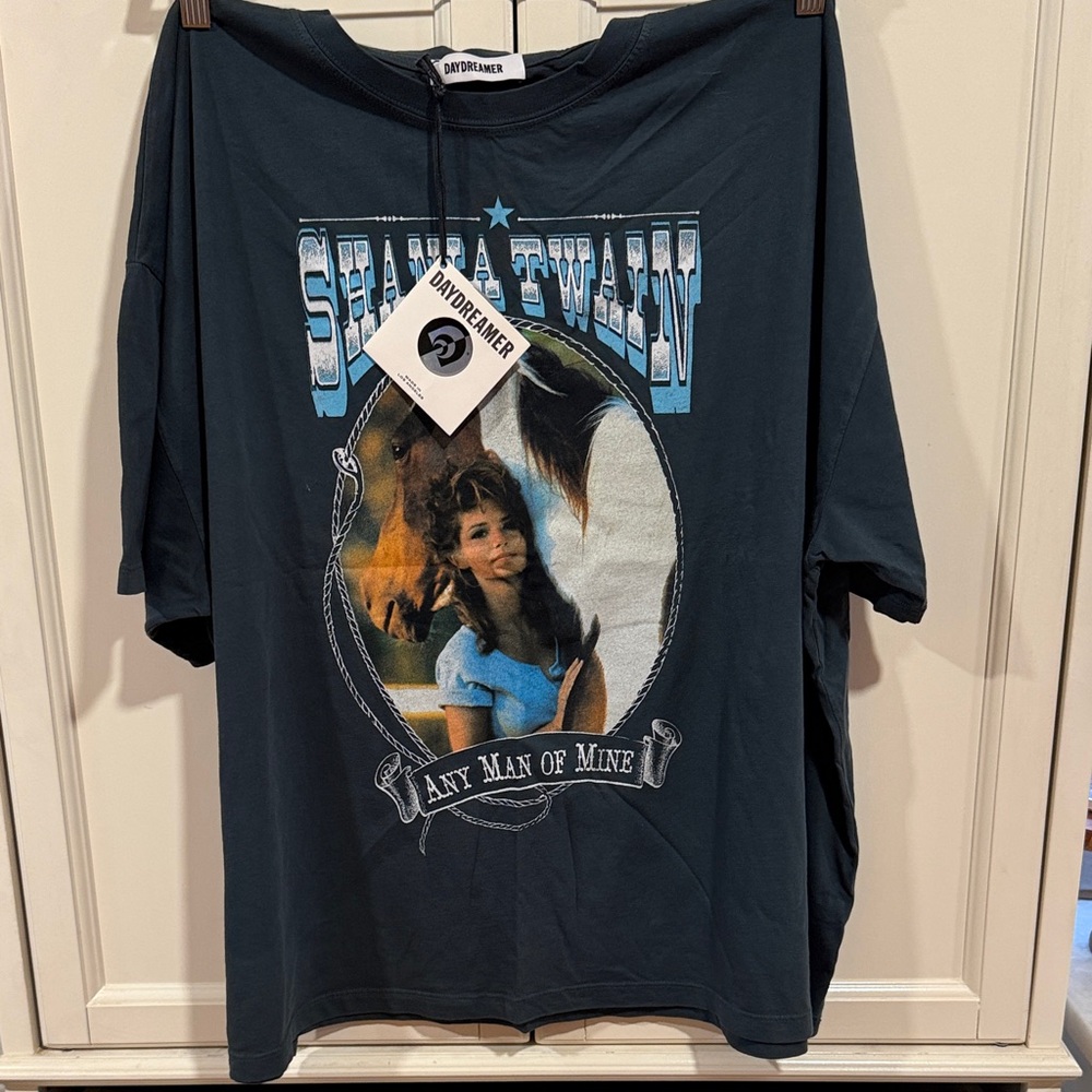 Daydreamer Black and Blue Graphic Tee